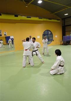 Cours de karate